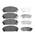 Ceramic Brake Pads Front Rear Set Fits 16-20 Lexus RX350 RX350L RX450h RX450hL