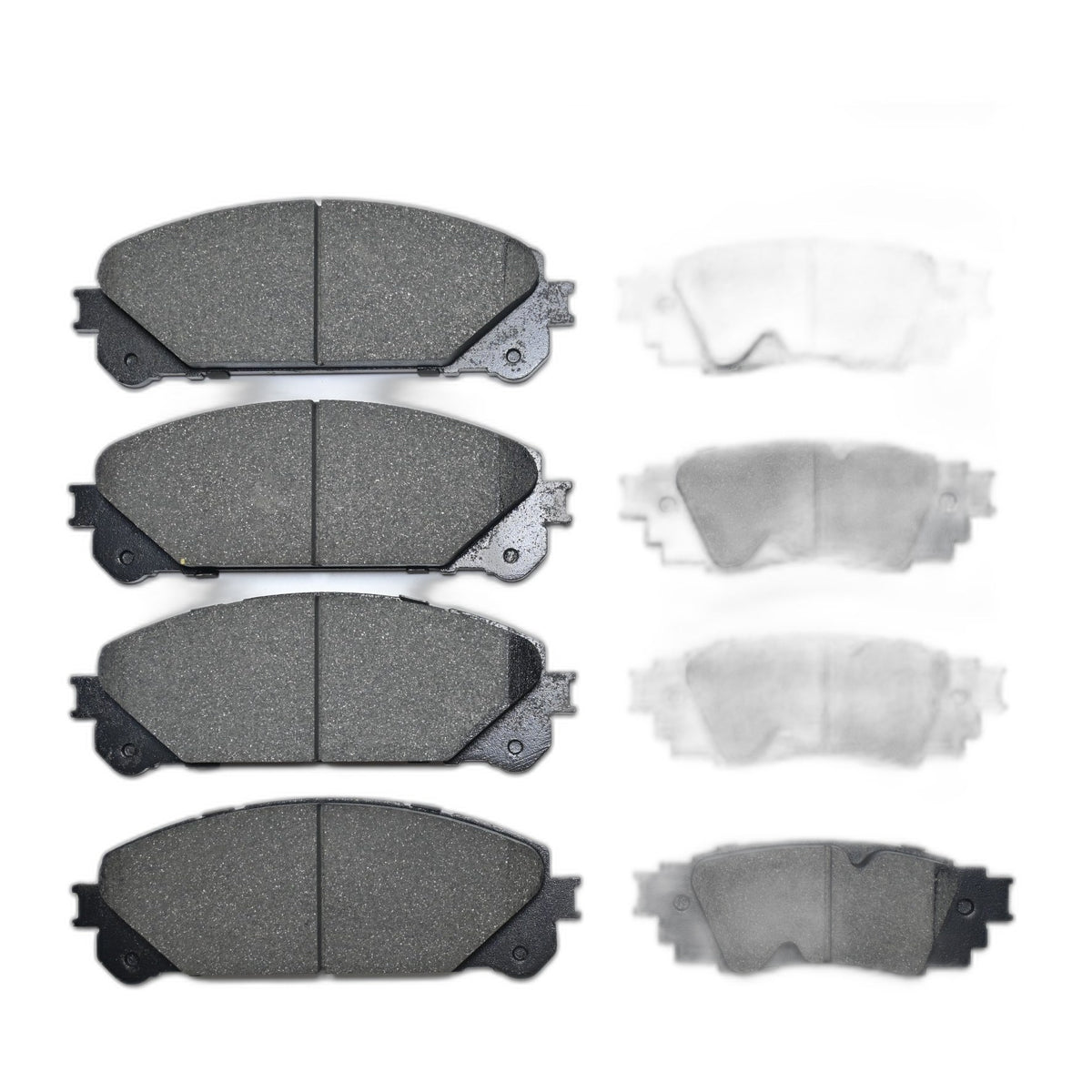 Ceramic Brake Pads Front Rear Set Fits 16-20 Lexus RX350 RX350L RX450h RX450hL