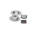 Rear 11.17" Brake Pads and Rotors Kits Brakes Rear 31424 + D1445 [2+]