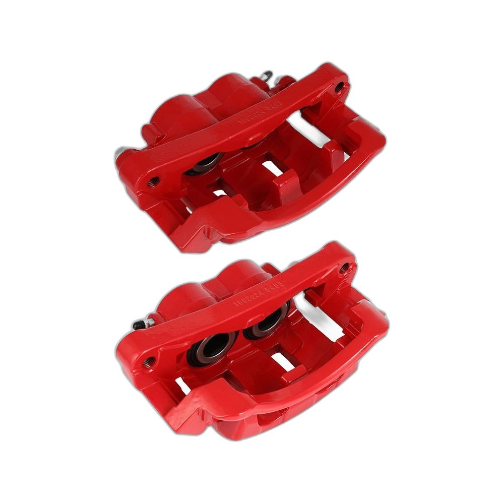 Pair Front Brake Calipers w/ Bracket For Ford Excursion F-250 F-350 Super Duty