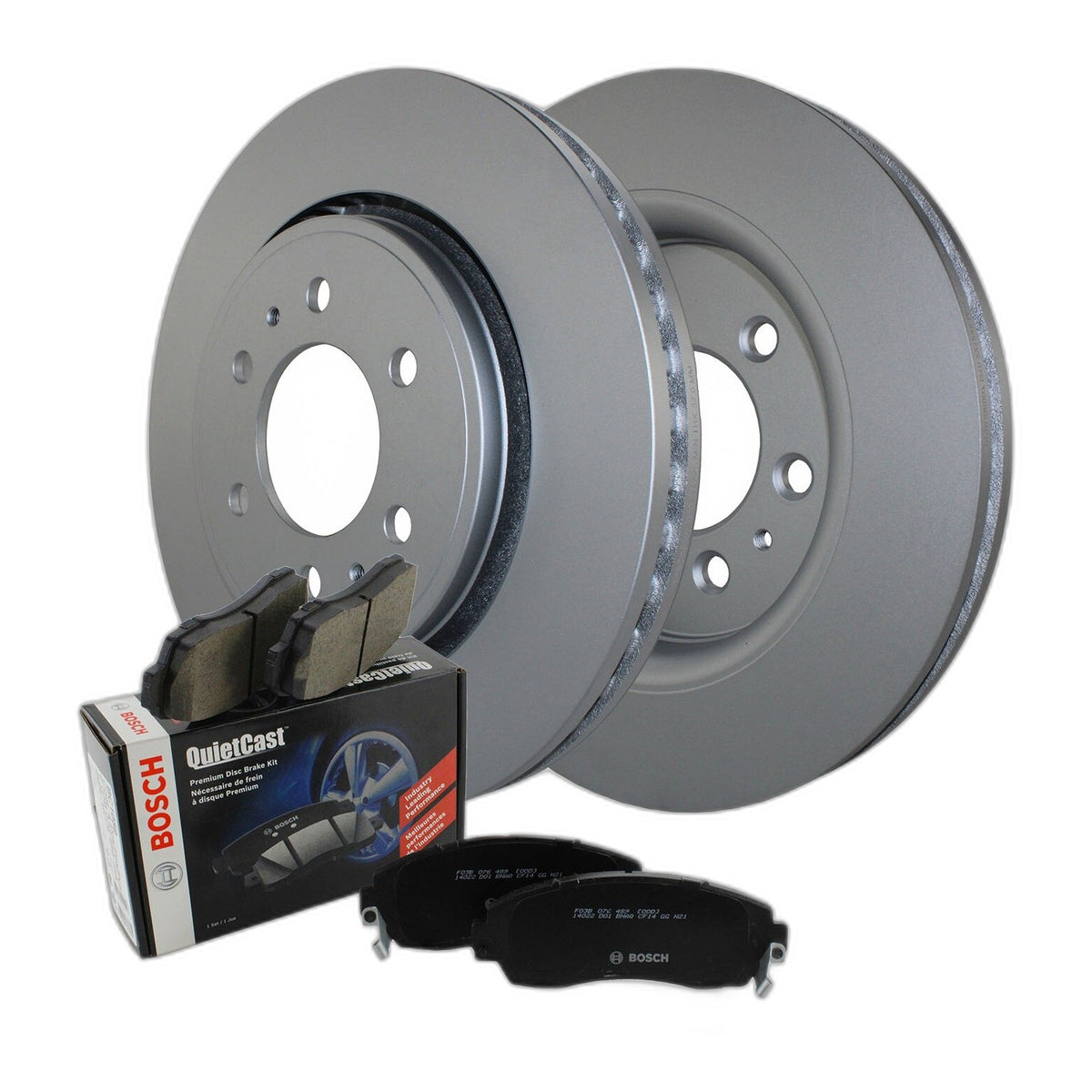 Front Brake Kit 350mm Rotors & Bosch Ceramic Pads For Expedition F-150 Navigator