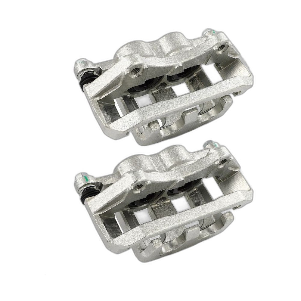 Front Pair w/Bracket For 2011-19 FORD EXPLORER 13-19 LINCOLN MKT Brake Calipers