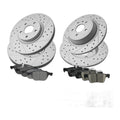 Front Rear Brake Disc Rotors & Ceramic Pads Kit For Ford Escape 2017 2018 2019