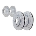 Front Rear Brake Rotors Discs and Ceramic Pads Kits for MKZ Mazda 6 Ford Fusion