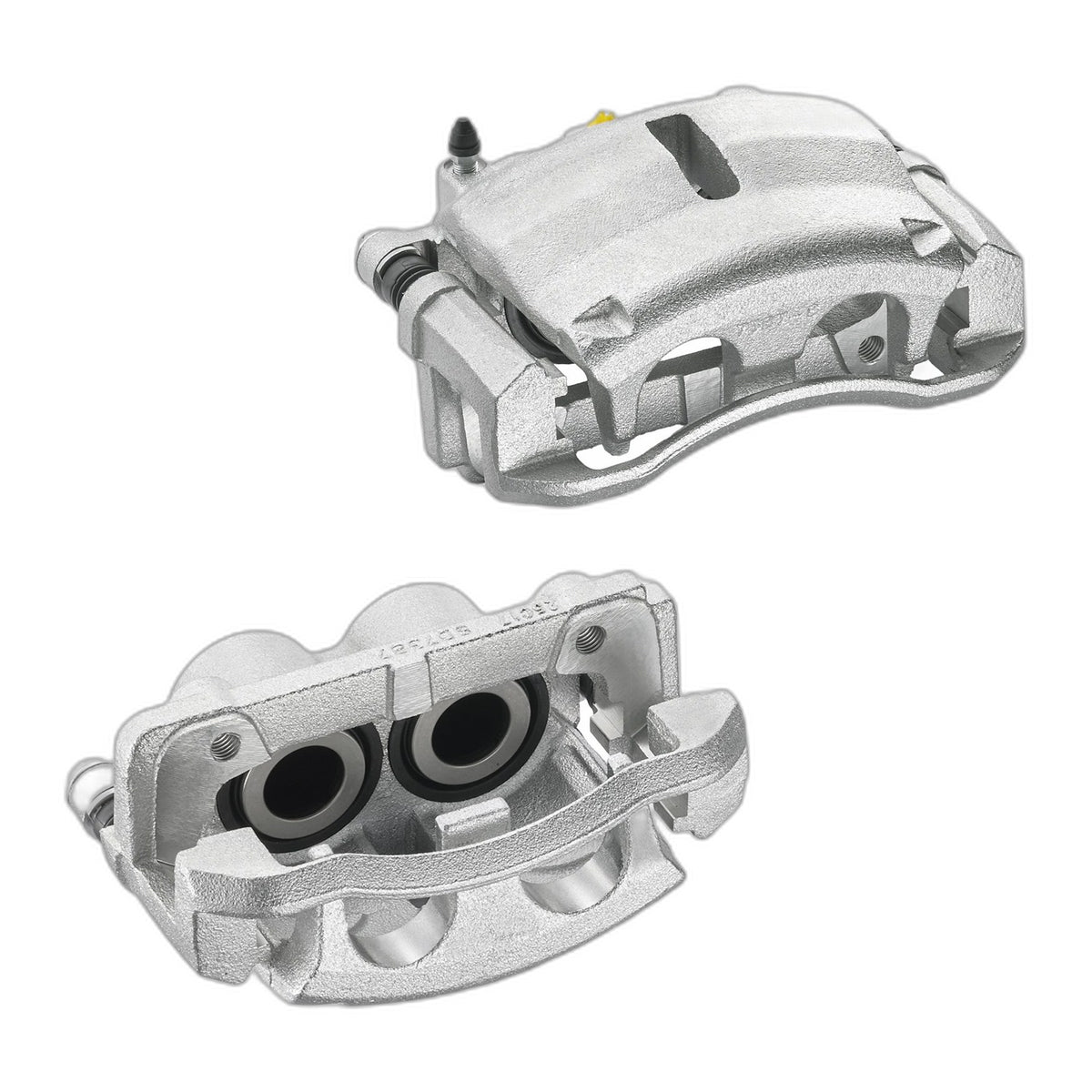 Front Brake Calipers Pair w/ Brackets for Ford F-150 2005-2008 4.6L 5.4L