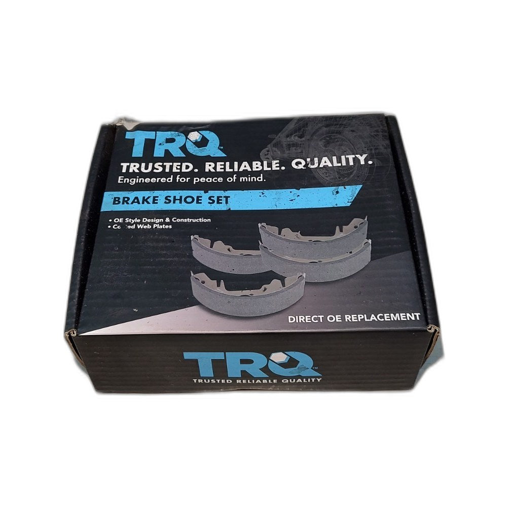 TRQ Rear Drum Brake Shoes Pair Set Kit for 00-11 Focus