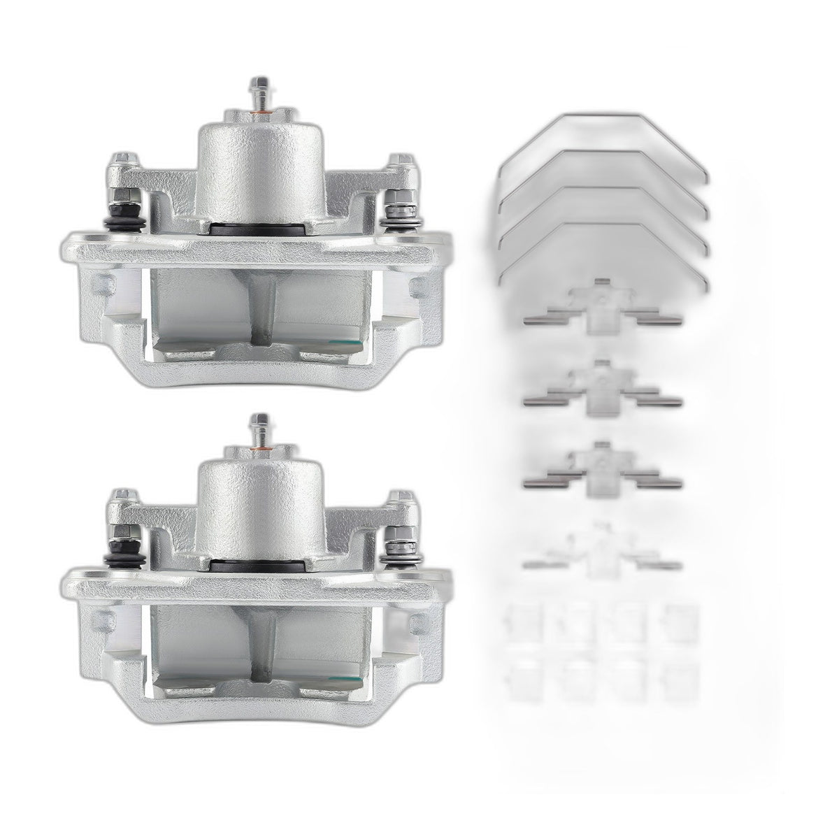 Pair Front Brake Caliper w/Bracket For Ford Fusion 2006-12 Lincoln MKZ 2007-2012