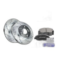 A-Premium 10.32 inch (262mm) Front Brake Rotors & Ceramic Pads Kit, 6-Pack