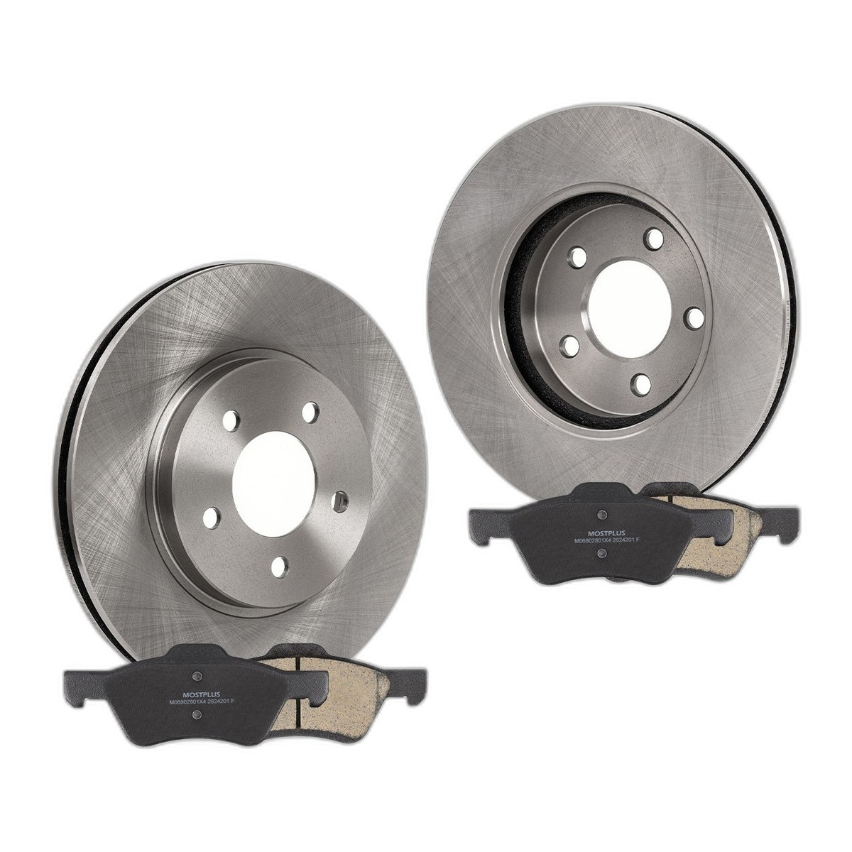Front Disc Rotors and Brake Pads For Ford Escape Mercury Mariner Mazda Tribute