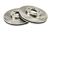 Front Ceramic Pads and Steel Rotors Brake Kit For 2008-2010 Honda Accord 2.4L