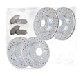 Front and Rear Brake Rotors Pads Kit for Honda Accord 2008-2011 EX & EX-L Brakes