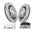 Front Brake Rotors & Ceramic Pads Kit for Ford Explorer 2013-2019 5 Lug 352mm