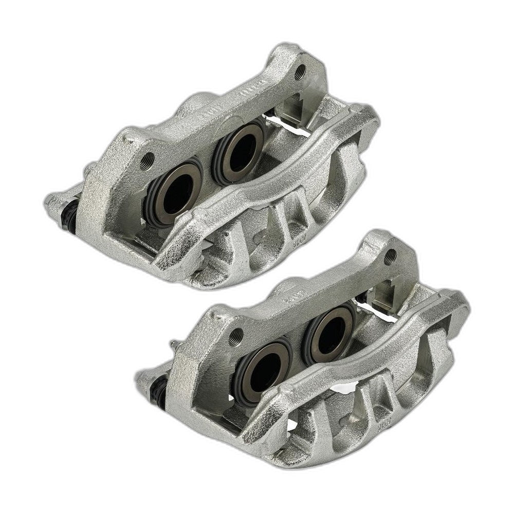 Pair Front Side Brake Calipers & Bracket For Ford F-150 F150 2012 2013 2014-2020
