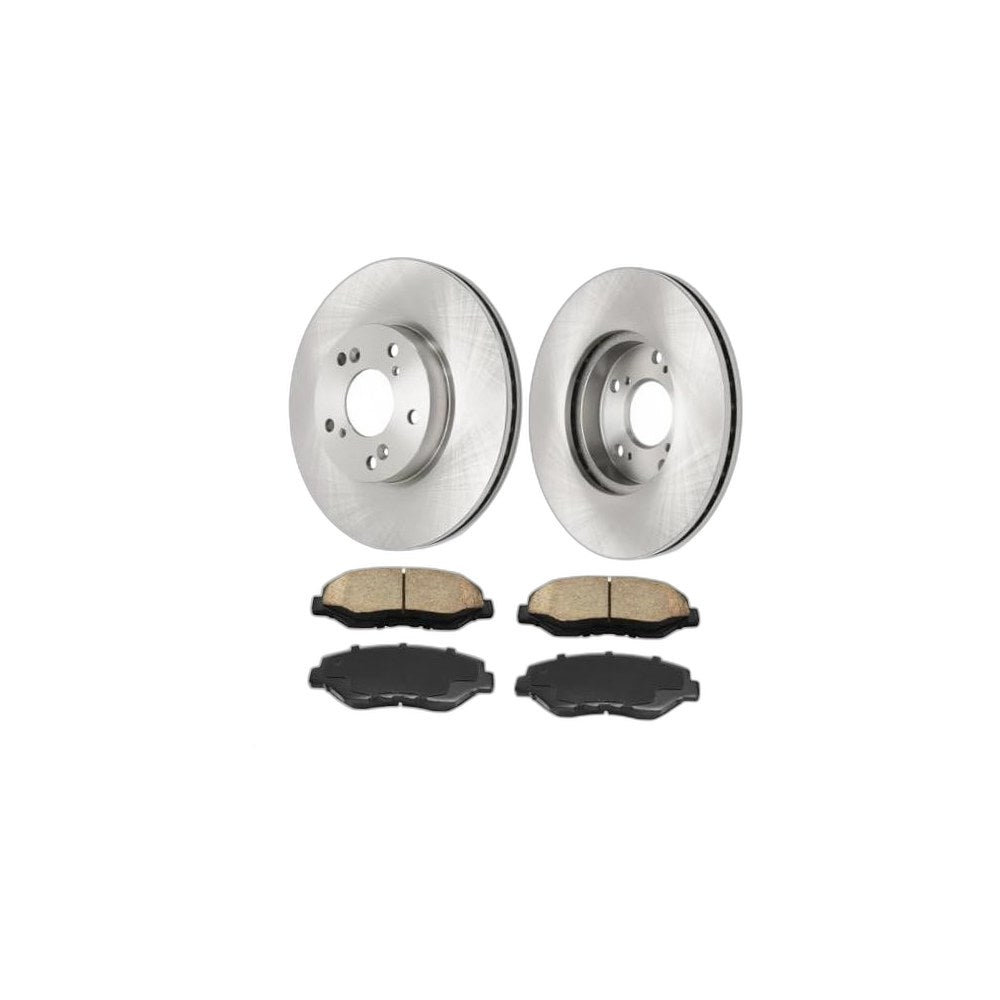 Front Brake Kit Rotors Ceramic Brake Pads for 2003-2012 2014 DBK418 31257 D914