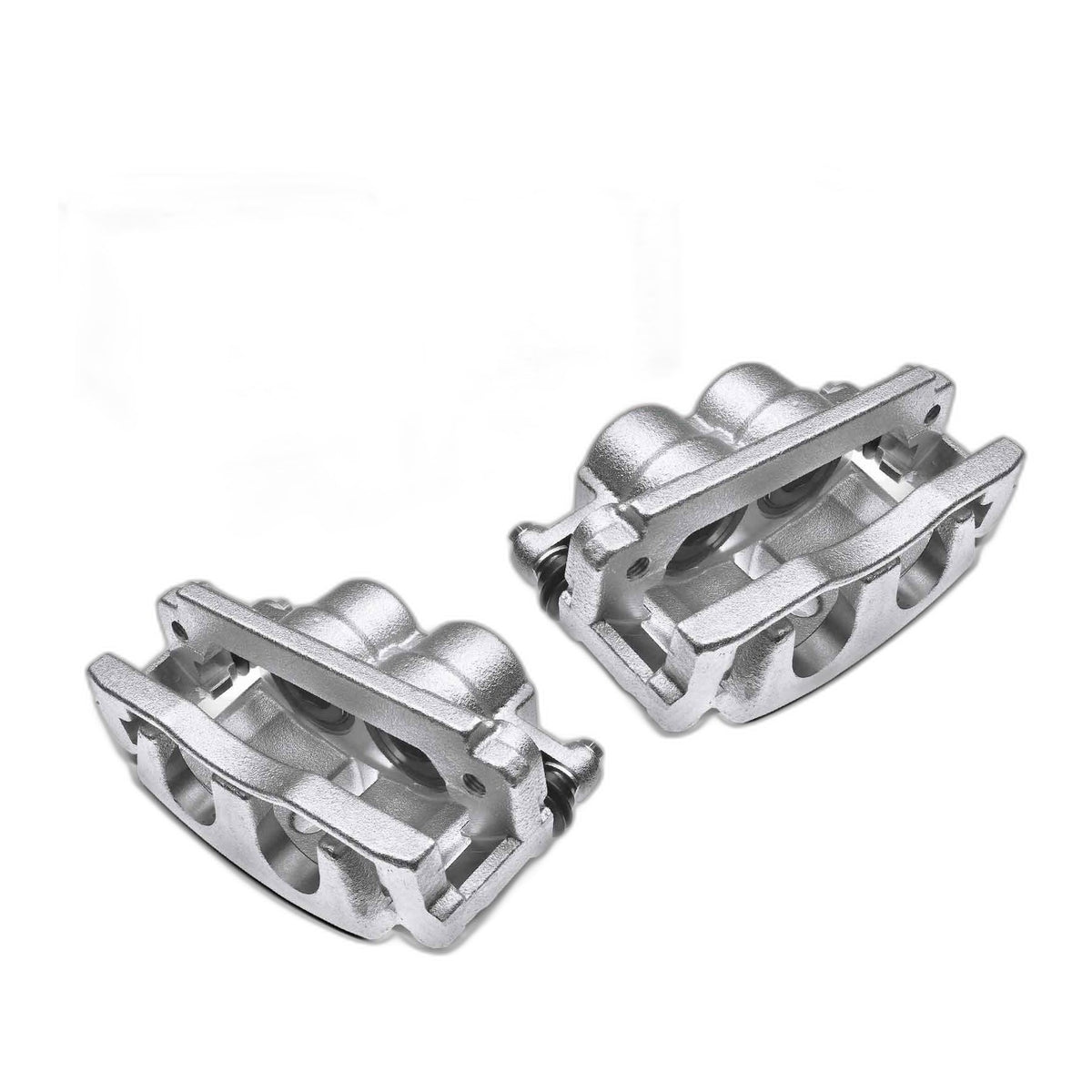 Pair Front Disc Brake Caliper w/ Bracket for Chevy Trailblazer 2006-2009 4.2L