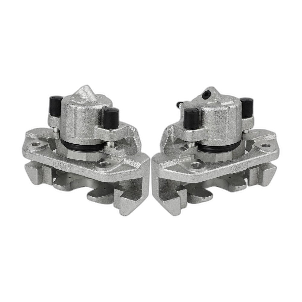 Pair Front Brake Caliper w/Bracket For Ford Escape Mazda Tribute Mercury Mariner