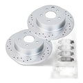 260mm Rear Brake Rotors Pads Kit for Honda Civic Acura CSX Drilled Slotted