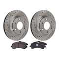 Front Brake Disc Rotors and Pads Kit for GMC Envoy Chevrolet Trailblazer Rainier