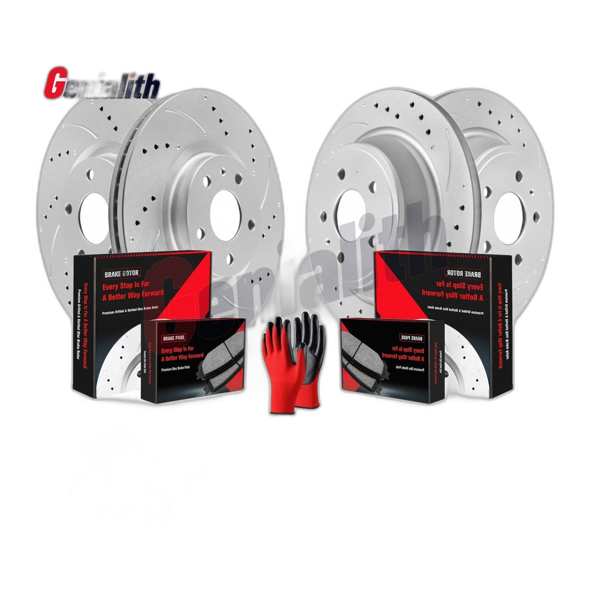 For 2013 - 2016 Ford Fusion Energi 316mm Front Rear Rotors Brake Pads Brakes Kit