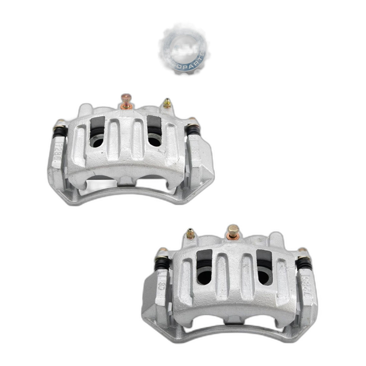 Front Disc Brake Caliper with Bracket & Hardware Pair for Ford F-150