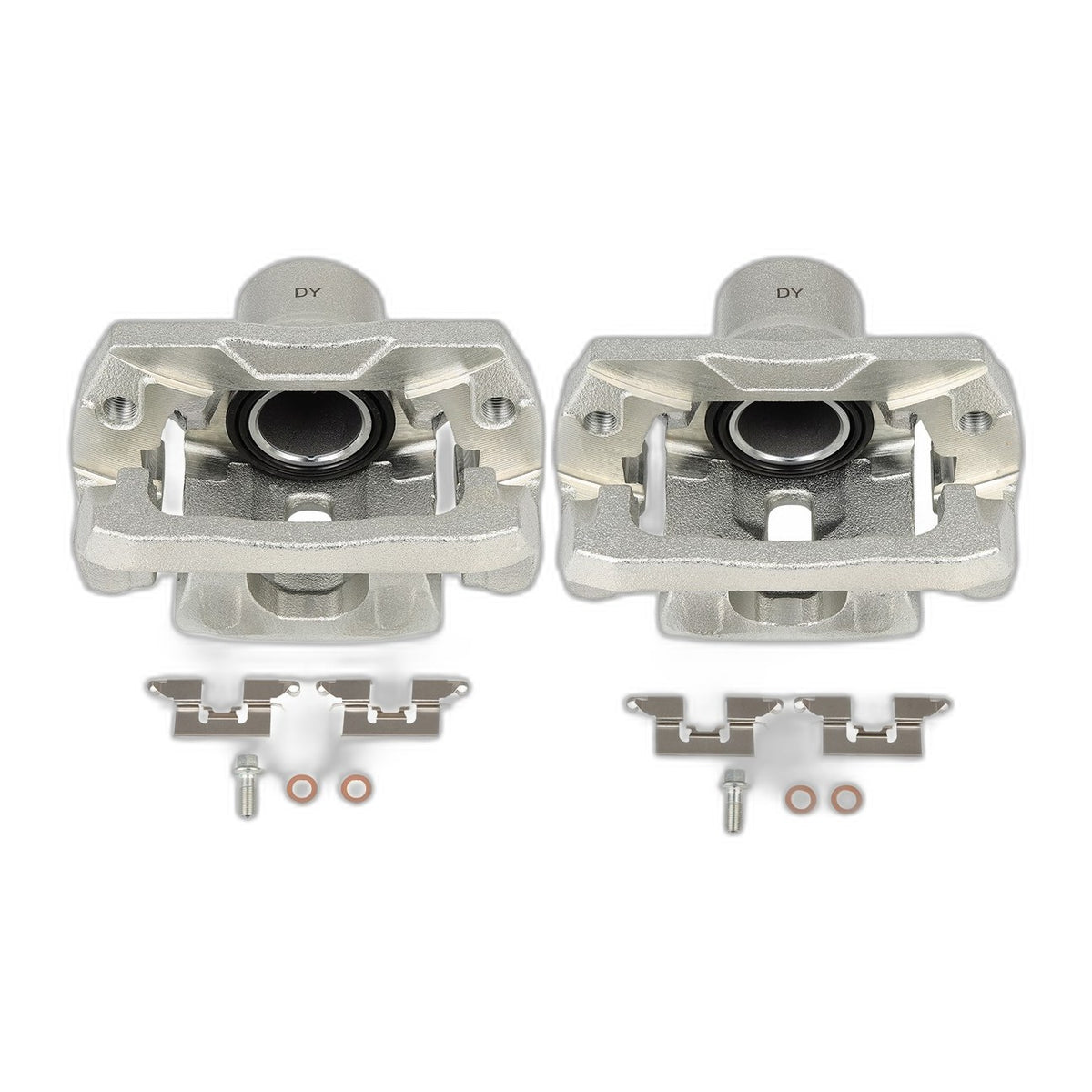 Rear Brake Caliper Pair with Bracket For 2007-2012 Ford Edge Mazda CX-7 MKX