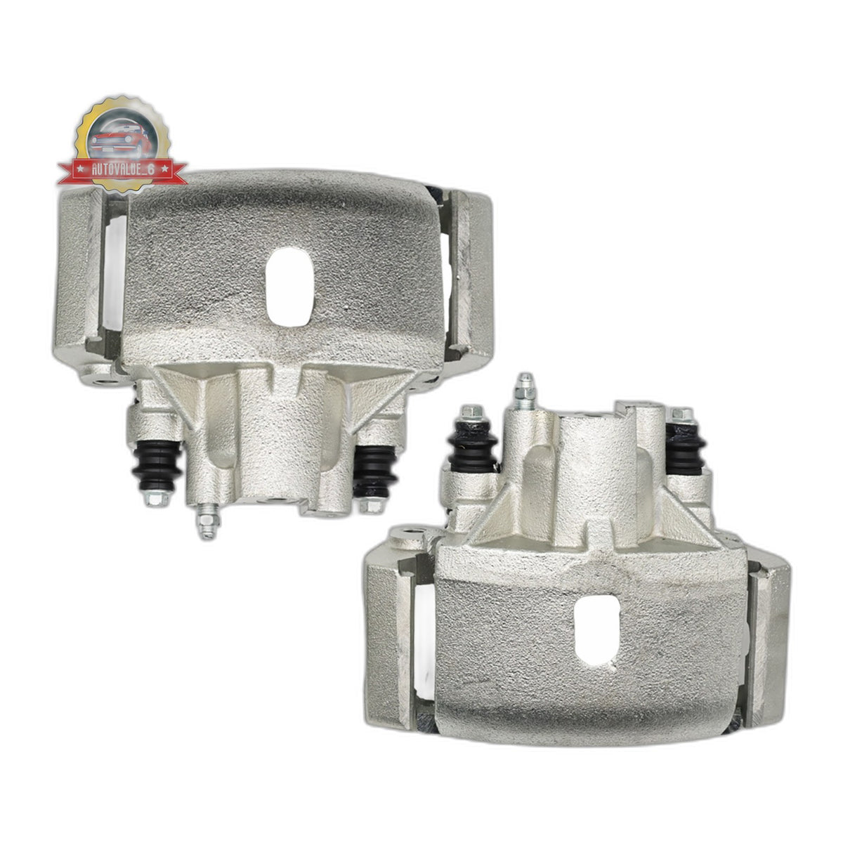 Pair Rear Brake Calipers w/ Brackets For Dodge Ram 1500 Durango Chrysler Aspen