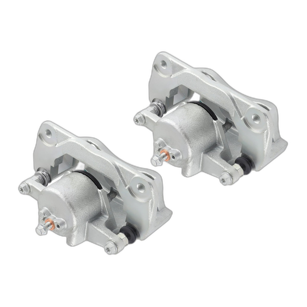 Pair Front Brake Caliper w/Bracket For Ford Fusion 2006-2012 Lincoln MKZ 2007-12