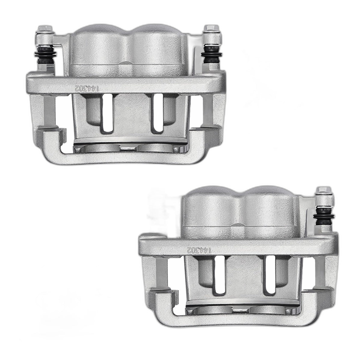 Pair Front Brake Calipers w/ Brackets For 2011-2012 Ford F-250 F-350 Super Duty