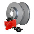 Front Brake Kit 300mm Disc Rotors and TRW Pro Low-Met Pads For Ford C-Max Escape
