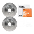 Front Brake Rotors + Ceramic Pads for 2009 2010 2011 2012 Ford Escape