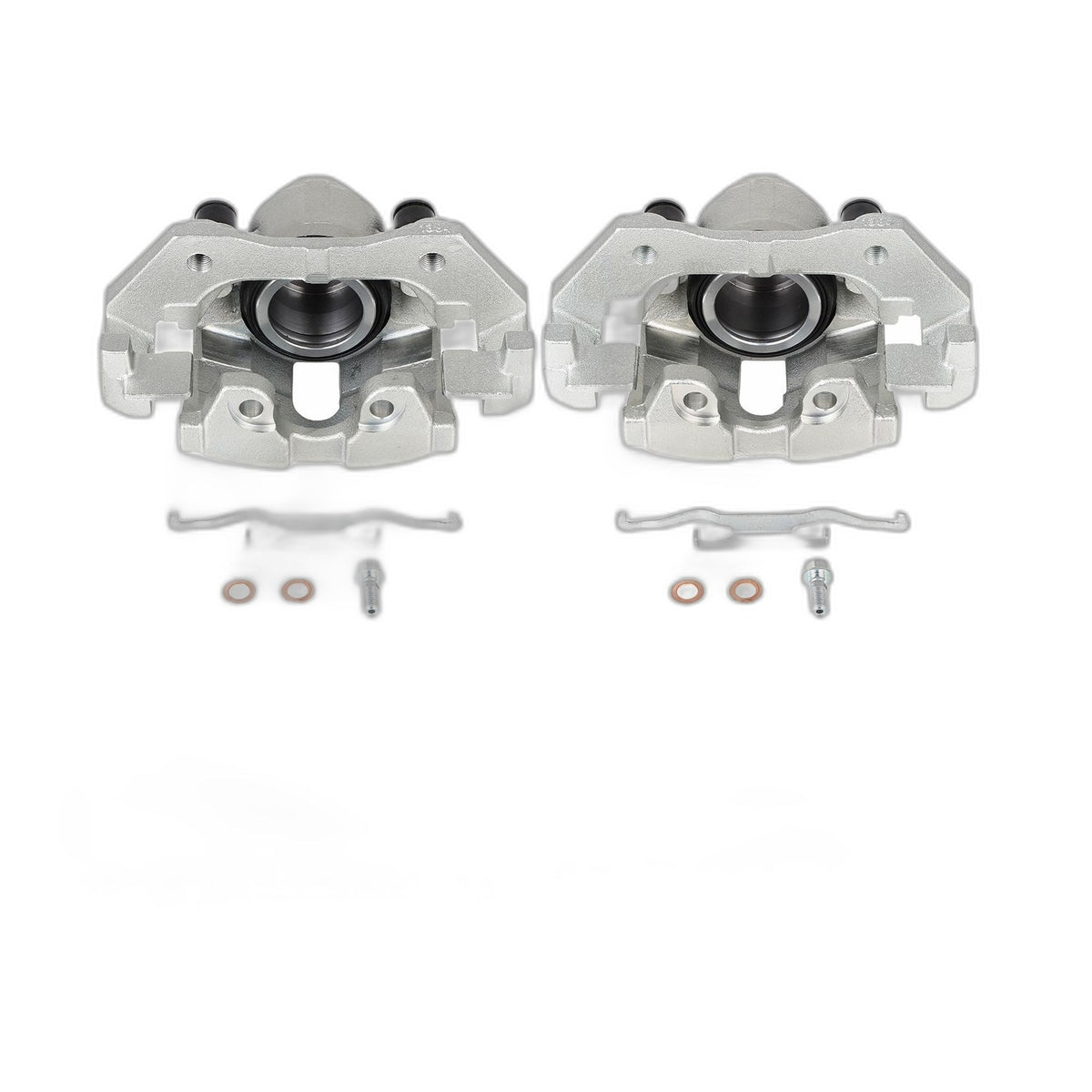 Pair Front Brake Calipers with Bracket For 2005-09 Ford Escape Before 12/01/2008