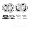 VEVOR Drilled Slotted Front&Rear Brake Rotors Pads Kit 2012-2020 Ford F-150(MPB)