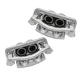 Pair Front Brake Calipers w/ Brackets For 2005-2012 Ford F-250 F-350 Super Duty
