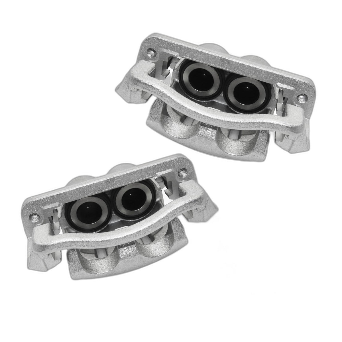 Pair Front Brake Calipers w/ Brackets For 2005-2012 Ford F-250 F-350 Super Duty