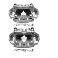 Pair Front Brake Caliper with Mounting Bracket for Ford Edge 2016-2018 Lincoln
