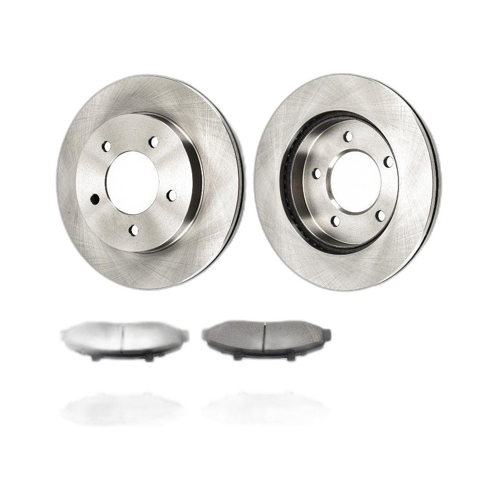 Front Brake Rotors and Ceramic Pads Kit For 2000-2003 Ford F-150 V8 5.4L 54042