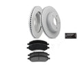 Front Brake Disc Rotors & Brake Pads Kit for 07-09 Dodge Durango 11-18 Ram 1500