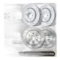 13.79" Front Rear Drilled 6 Lugs Brake Rotors Pads fit 2010-11 Ford F-150 Brakes
