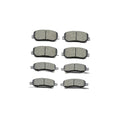 Front Rear Ceramic Brake Pads 8 Pieces Set for 2013-2016 Dodge Dart