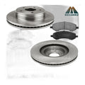 Front Brake Rotors and Pads Kit for 2007 - 2009 Dodge Durango 2011 - 18 Ram 1500