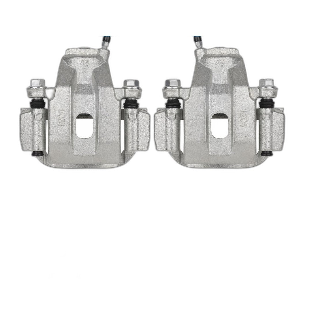 Pair Rear Brake Caliper with Bracket For 2008-2017 Toyota Sequoia / Tundra