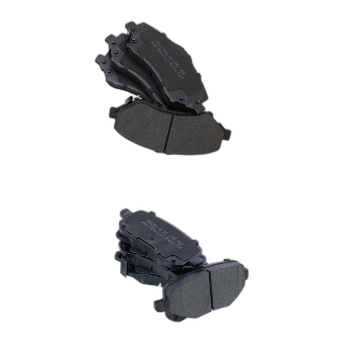 Front Rear Brake Pads Rotors Kit Semi-Metallic for Town & Country 2008-2012