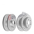 Front Rear Drilled Slotted Brake Rotors Pads Kit for Ford Escape 2013-2016 C-Max