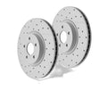 AWD For 2013 - 2019 Ford Escape 1.6L 1.5L Front Disc Rotors Ceramic Brake Pads