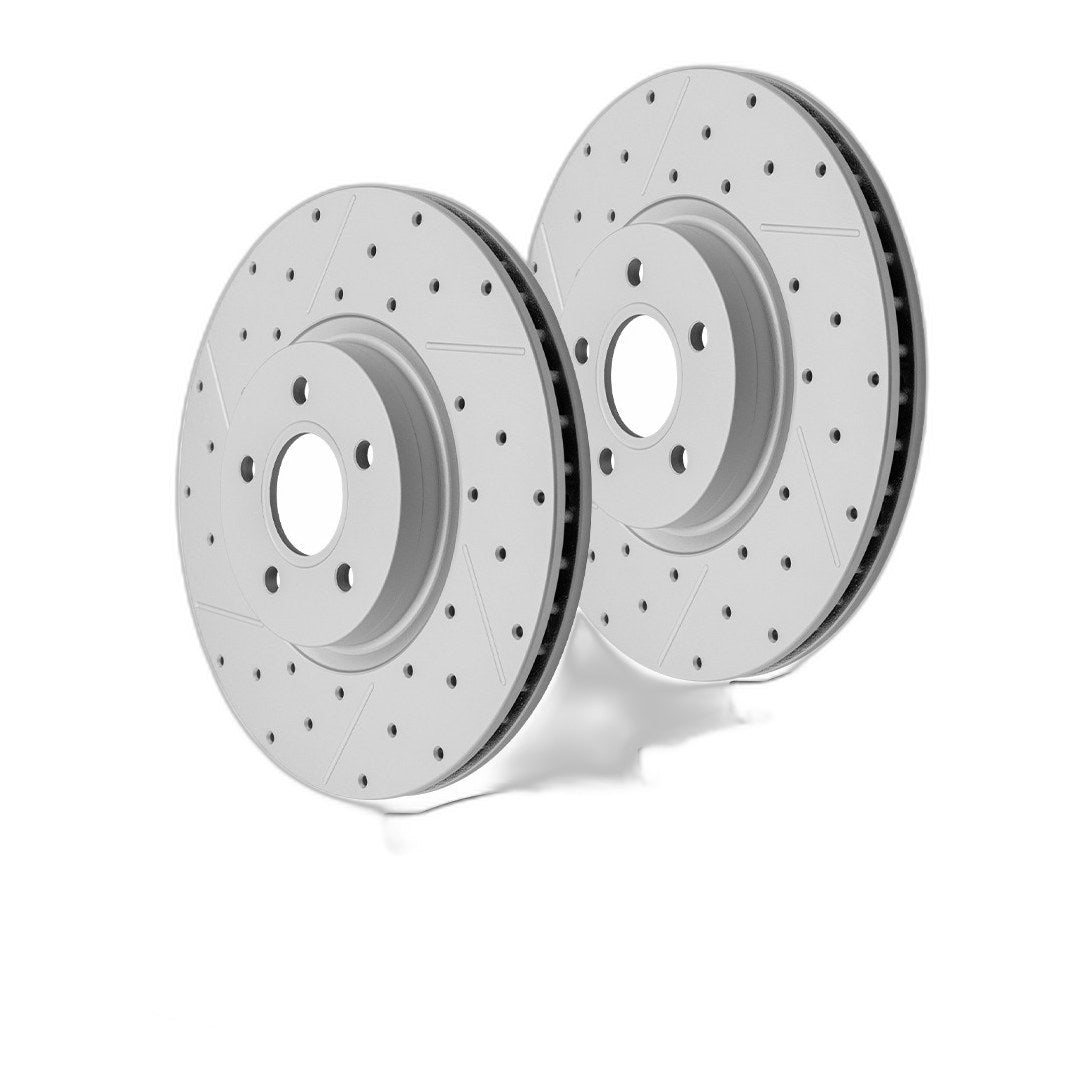 AWD For 2013 - 2019 Ford Escape 1.6L 1.5L Front Disc Rotors Ceramic Brake Pads