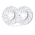 Front Brake Rotors Pads Kit for Ford Fusion 2006-2012 Lincoln Zephyr 2006 Brakes