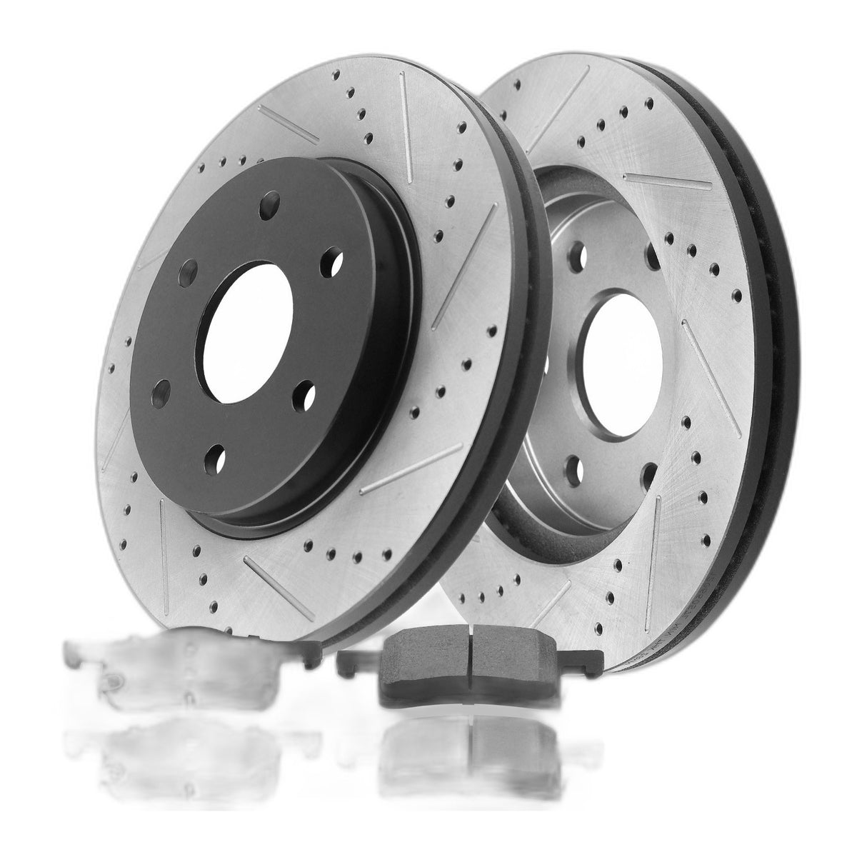 For Chevrolet Traverse Brake Pads and Rotors 2009-2017 Rear Replacement Disc Set