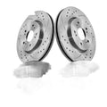 Front Brake Rotors & Ceramic Brake Pads Kit for 2012-2016 Honda CR-V AWD 296mm