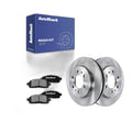 Front Brake Rotors Ceramic Pads for Ford, F-150 2009, 4WD RWD V8 4.6L 5.4L
