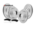 4WD Front Rear Disc Rotors Brake Pads 6lug for 2004 2005-2008 Ford F-150 Mark LT